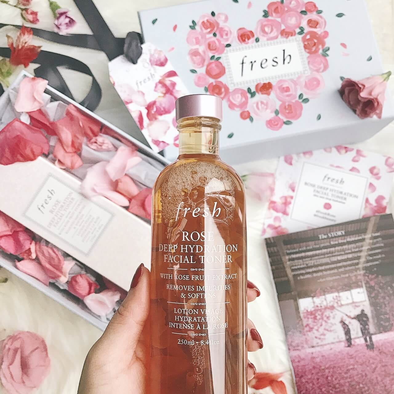 Fresh,Fresh ROSE Deep Hydration Facial Toner 100 ml,โทนเนอร์กุหลาบ,Fresh ROSE Deep Hydration Facial Toner รีวิว,Fresh ROSE Deep Hydration Facial Toner ราคา,Fresh ROSE Deep Hydration Facial Toner ดีไหม