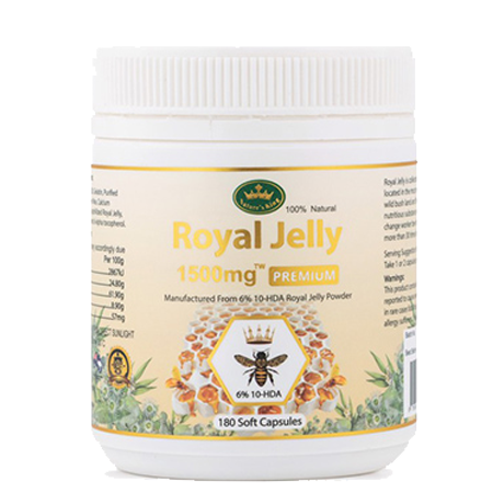 Nature's King,นมผึ้ง,Nature's King รีวิว,Nature's King Royal Jelly 1500 mg Premium 180 Soft capsules ,Nature's King Royal Jelly 1500 mg Premium 180 Soft capsules  รีวิว,Nature’s King Royal Jelly premium,