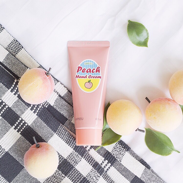 A'PIEU,Peach Hand Cream,A'PIEU Peach Hand Cream,ครีมบำรุงมือ,ครีมทามือ,Hand Cream