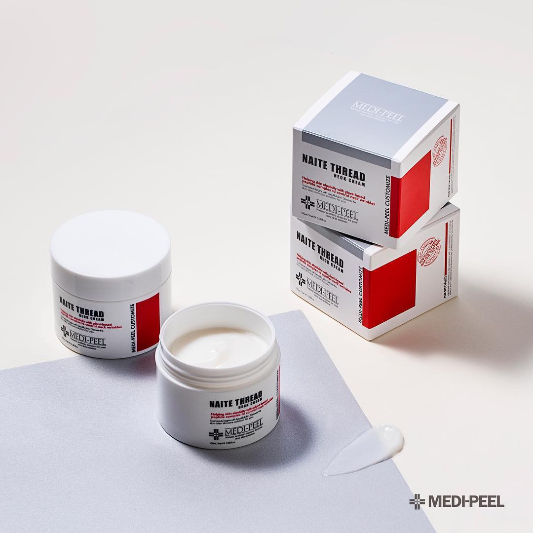 Medi-Peel, Medi-Peel รีวิว, Medi-Peel ราคา, Medi-Peel Naite Thread Neck Cream, Medi-Peel Naite Thread Neck Cream รีวิว, Medi-Peel Naite Thread Neck Cream 100ml, ครีมบำรุง, ครีมบำรุงบริเวณลำคอและเนินอก, ครีม Medi-Peel