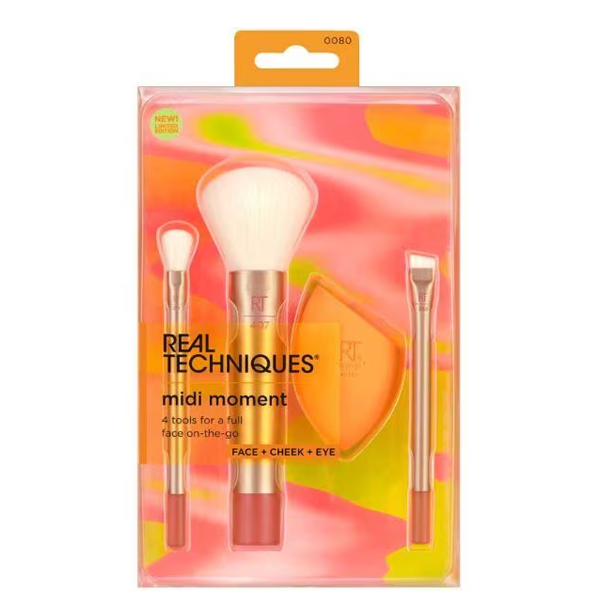 Real Techniques Orange Crush Midi Moment Brush 