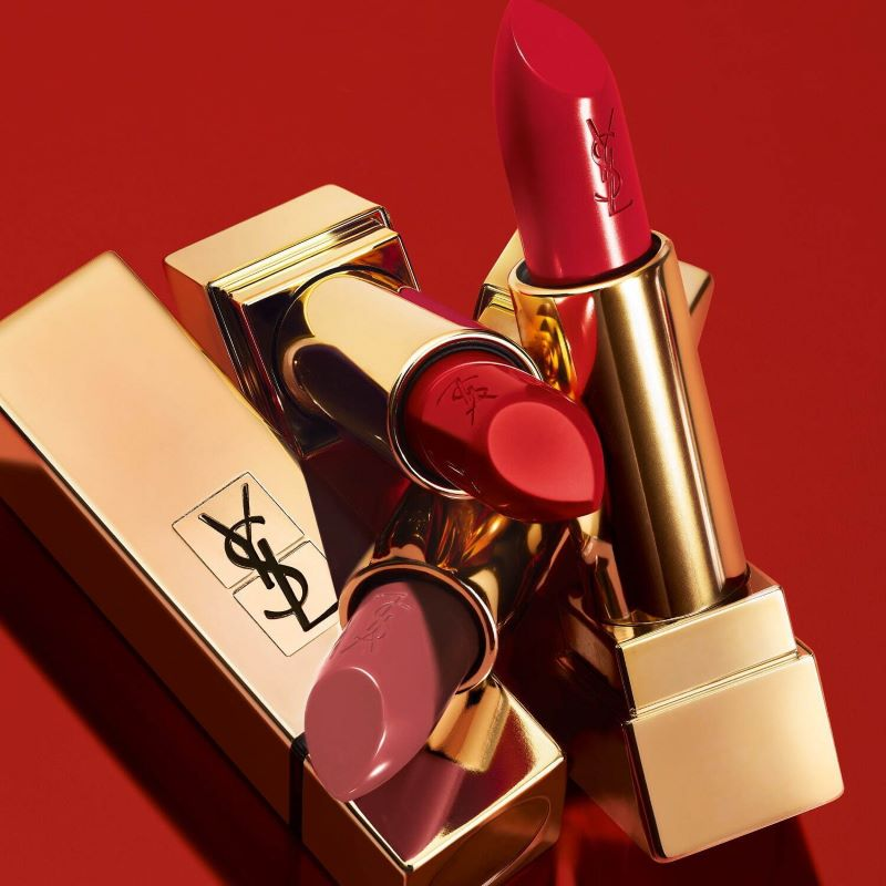 Yves Saint Laurent Rouge Pur Couture Satin Lipstick 1.3g #RM Rouge Muse