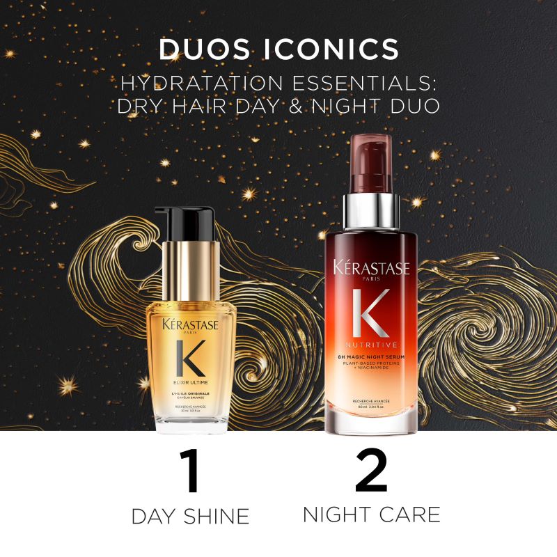 Kerastase Luxe Hair Duo 2 pcs, Luxe Hair Duo Beauty Insider , Kérastase Elixir Ultime Hydrating Hair Oil , Kérastase Nutritive 8H Magic Night Serum, Kerastase Luxe Hair Duo 2 pcs ราคา , Kerastase Luxe Hair Duo 2 pcs รีวิว