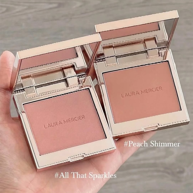 Laura Mercier Rose Glow Blush Color Infusion 6g #Peach Shimmer
